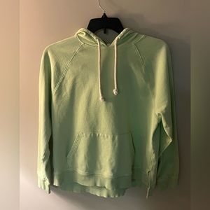 Lime Green Hooded Sweatshirt- XXL